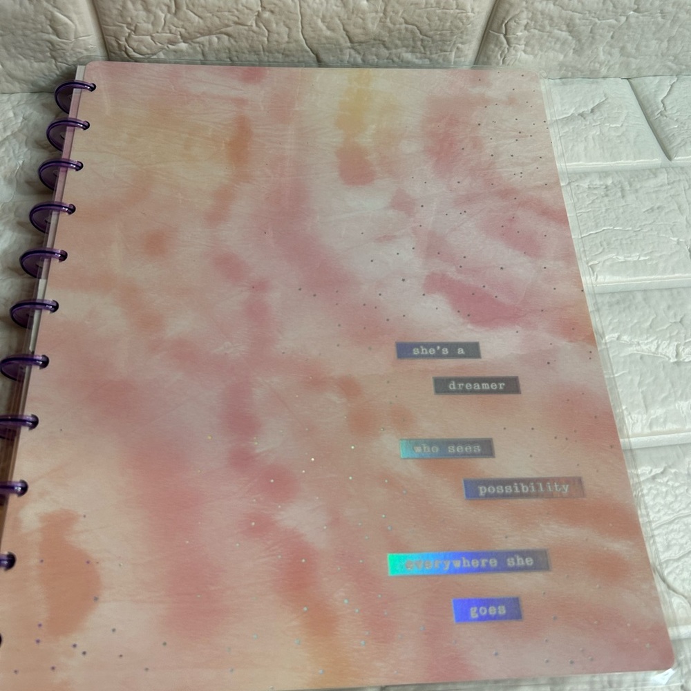 The happy planner large journal.